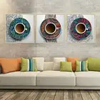 Фон для гостиной, Настенная декоративная картина, абстрактная ретро-картина для ресторана, современный скандинавский постер для спальни, картина маслом