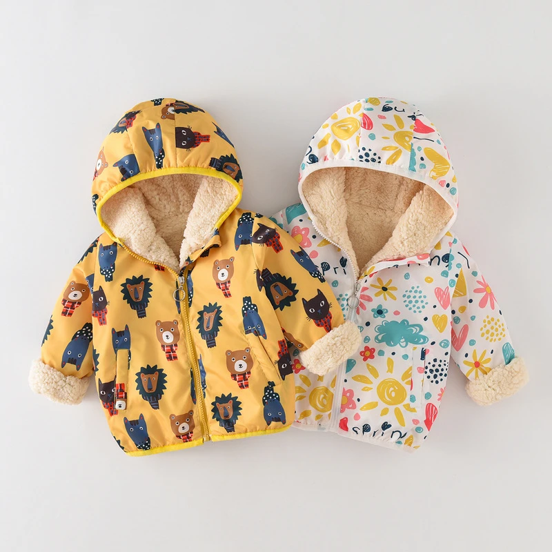 Детская теплая куртка для мальчиков и девочек с капюшоном вельветовое детское