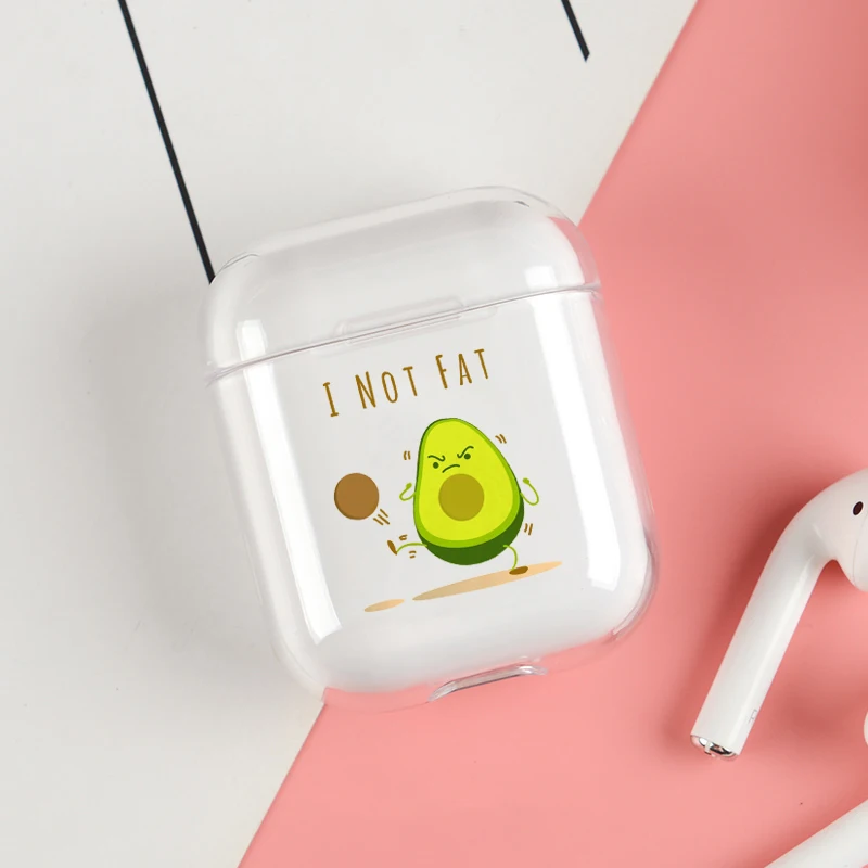Мягкая одежда с принтом милой наушники чехол для Apple airpods Чехол класса люкс