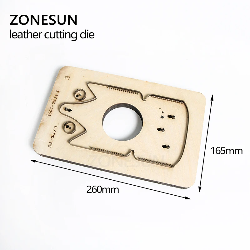 ZONESUN Customized owl shape Leather Craft DIY Wooden Template Knife Punching tool laser Cutting die Mold animal Japanese steel | Бытовая