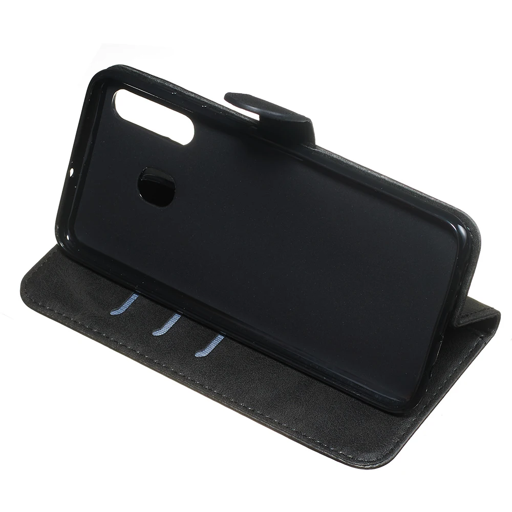 Функциональный чехол-книжка на молнии в стиле ретро с карманами для карт Samsung A20 30