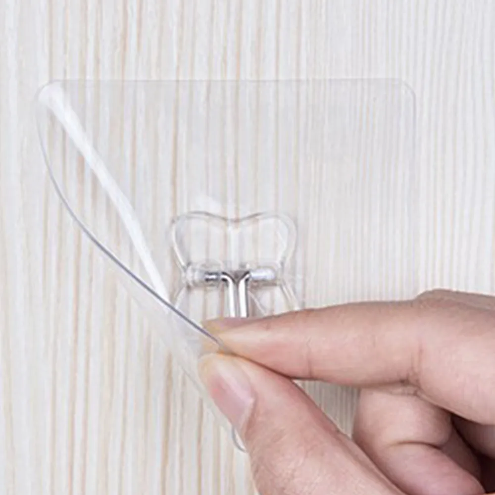 

White Transparent Hook Simple Hook Material For PVC Strong Suction Cup Wall hooks Home Kitchen Bathroom