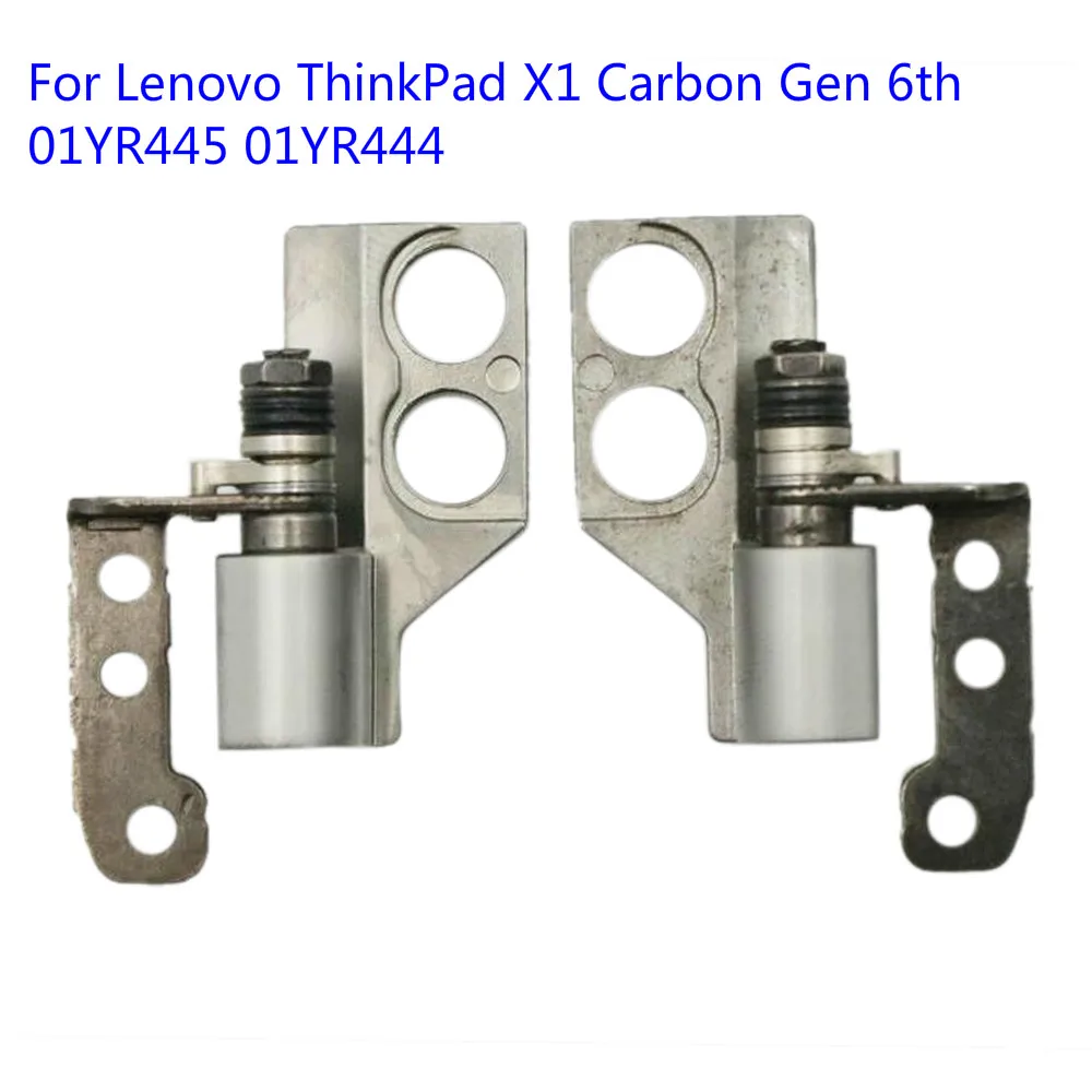 

LCD Hinges Kit Set 01YR445 01YR444 For Lenovo ThinkPad X1 Carbon Gen 6th