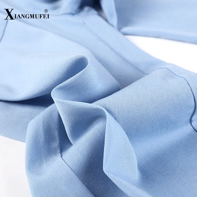 

Woman High Waist Lace Up Jeans Summer Thin Fashion Harem Pants Super Elastic Loose Full Length Trousers