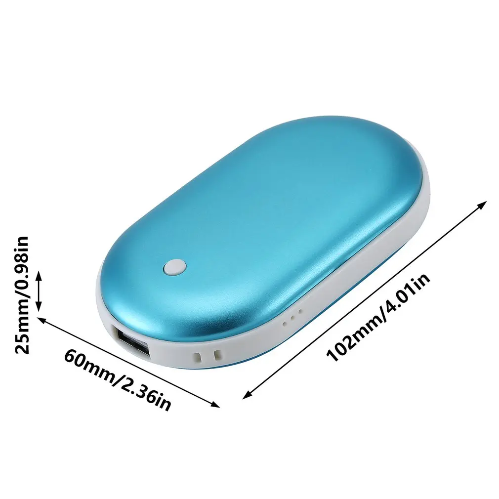 

Multi-function Charging Treasure Cobblestone Usb Hand Warmer Mini Portable Charging Treasure Charging Hand Warmer Two in One