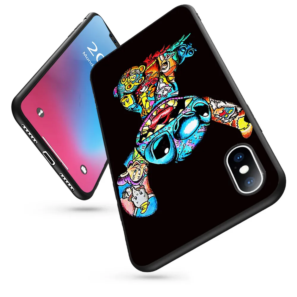 Lilo Stitch Ohana чехол s Мягкий силиконовый чехол для iPhone 11 Pro Max XR XS 5S SE 6 6S 7 8 Plus чехол для телефона TPU Capinha Coque