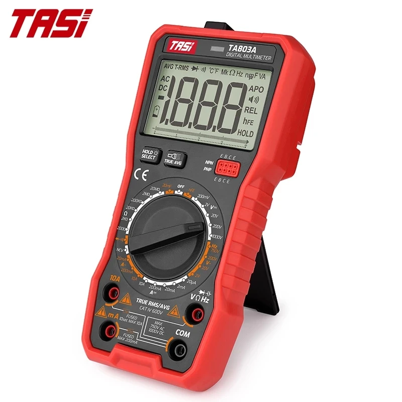 Цифровой мультиметр TASI TA803A/B высокоточный Профессиональный вольтметр с