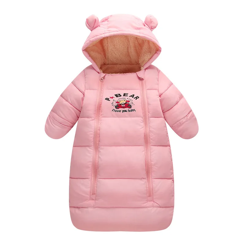 Зимний плотный меховой детский комбинезон гимнастический костюм детская одежда