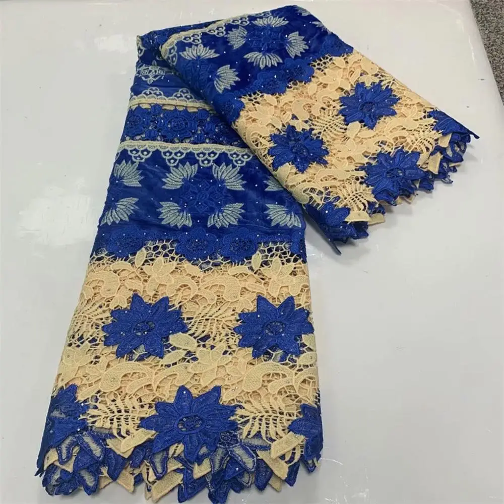 African Lace Fabric Black Color Guipure Tulle 2020 High Quality Nigerian Cord For Wedding Dresses | Дом и сад