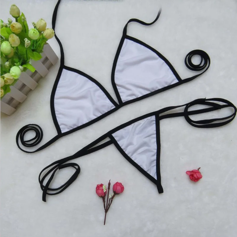 

Exotic Sexy G-string Micro Bikini Set Women 2021 Brazilian Bandage Thong Swimwear Thin Beachwear Sunbathing Mini Bathing Suit