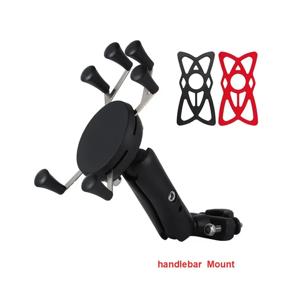 xmxczkj motorcycle handlebar rear mirror phone mount rail for gopro cell phone smartphone holder for iphone 11 bike mounts free global shipping