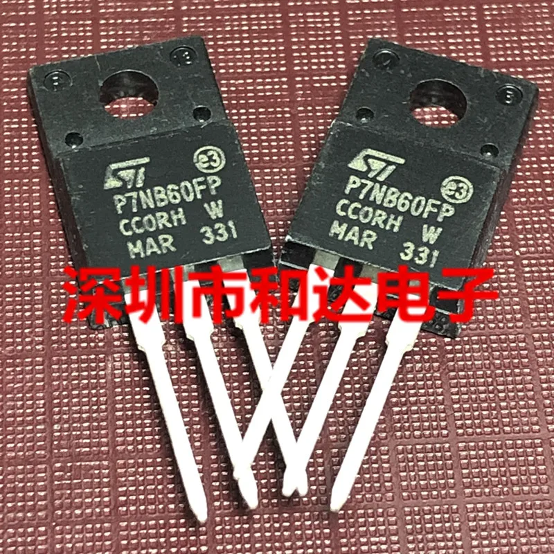 P7NB60FP STP7NB60FP TO 220F 600V 7A|Интегральные схемы| |