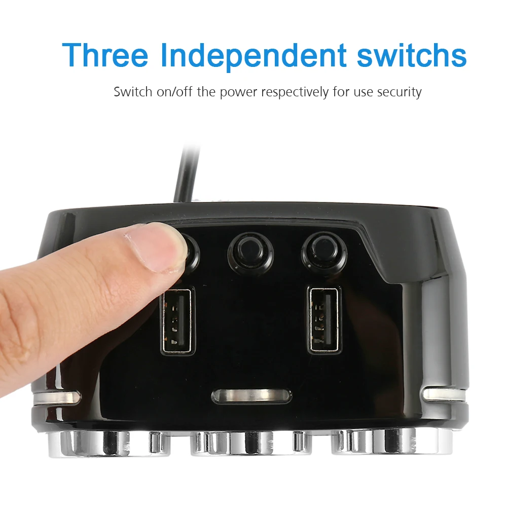 12 в 24 розетка для автомобильного прикуривателя сплиттер штепсельная вилка LED USB