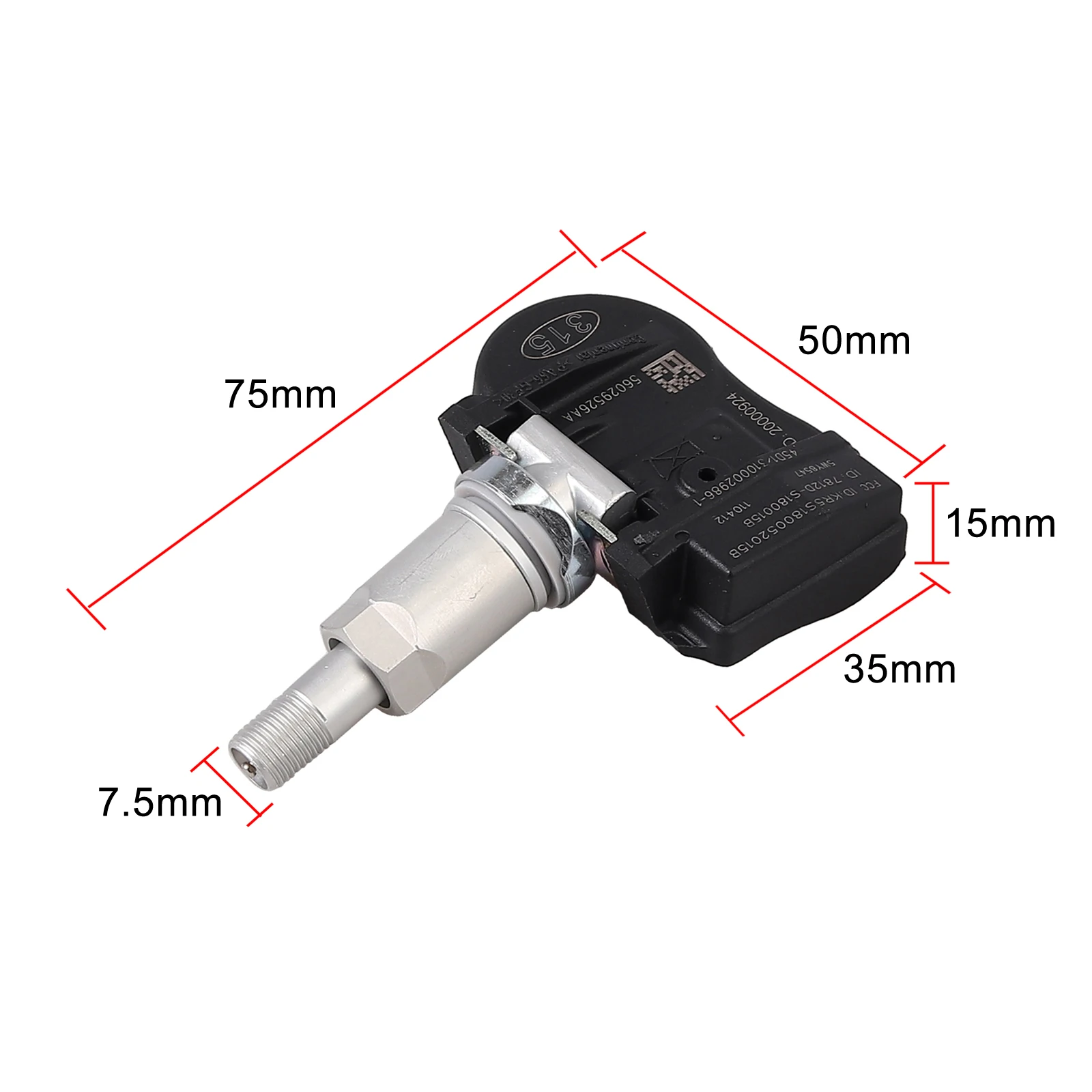 Justech 315 МГц TPMS датчик давления в шинах 56029526AA датчик давления в шинах для Chrysler Dodge Jeep