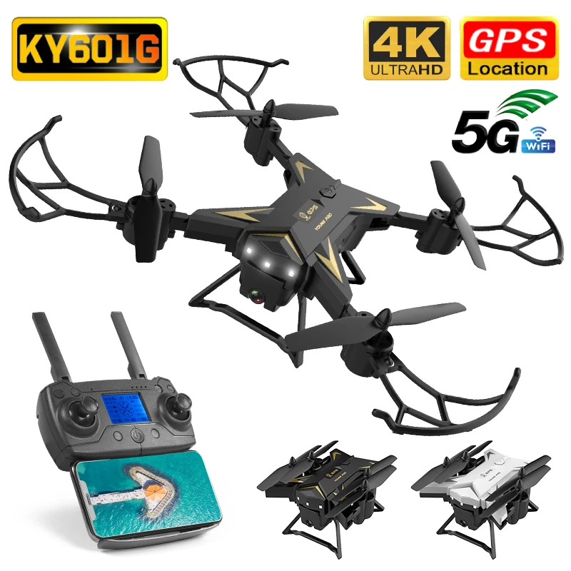 KY601G Дрон gps 4K HD камера 5G wifi FPV MV производство складные селфи дроны Профессиональный 1800 м контроль дистанции RC Квадрокоптер