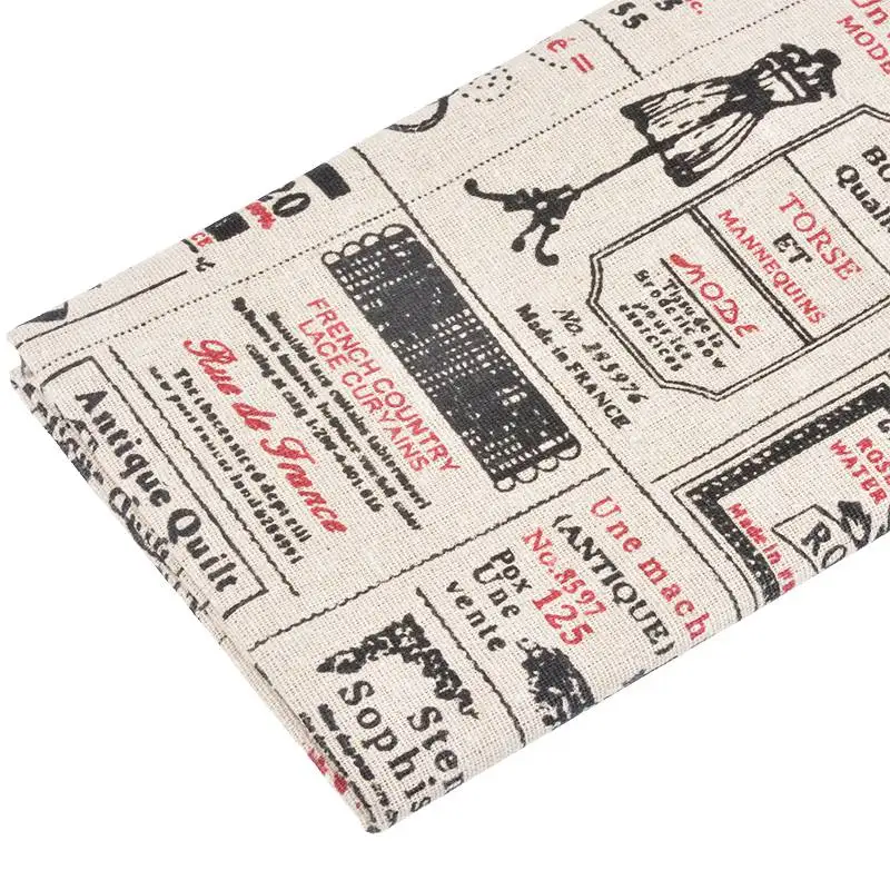 98x48 см хлопок ткань простой стиль серый белый розовый маленький крест для DIY