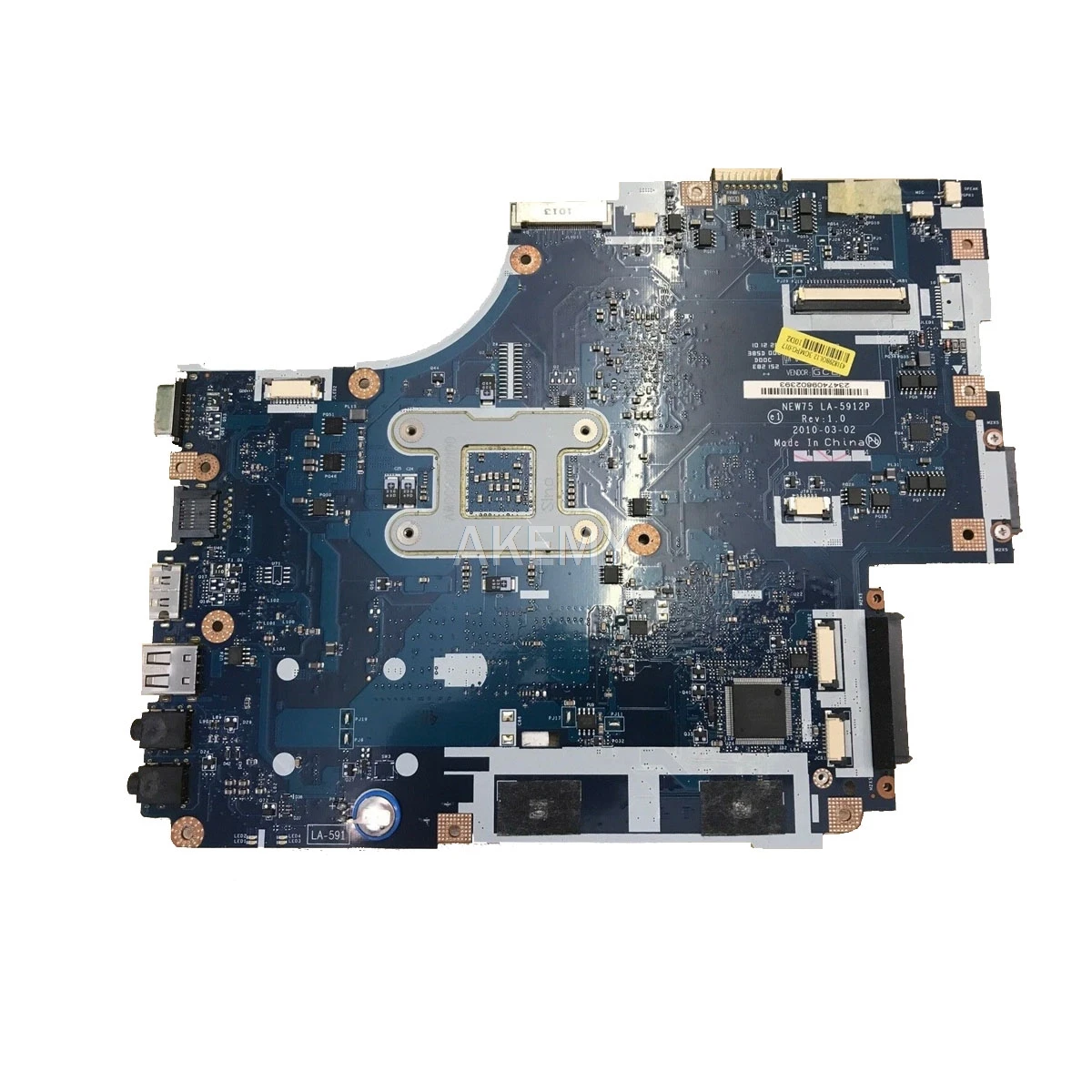 Материнская плата для ноутбука Acer aspire 5551 5551G E640 DDR3 Бесплатный процессор NEW75 LA 5912P