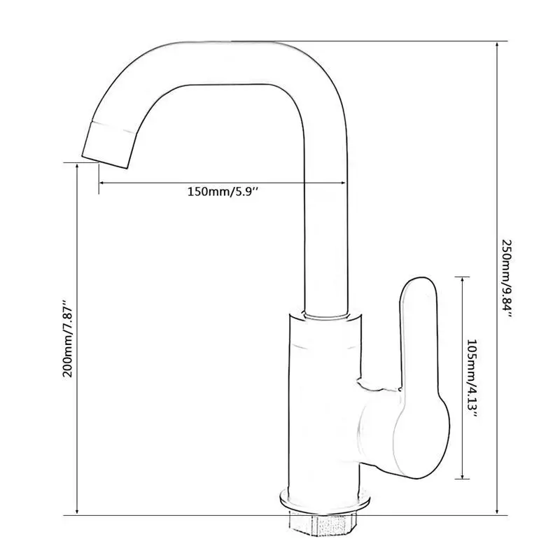 

Black Sink Mixer Taps Modern Basin Faucets Kitchen Bathroom Taps Single Lever Faucet Black Basin Mixer Cold Hot Water