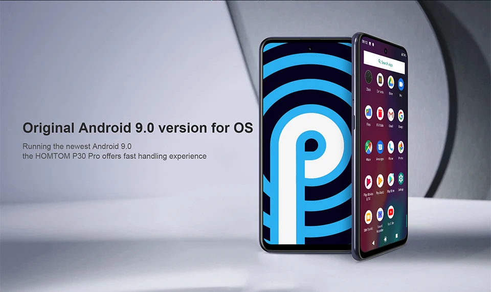 HOMTOM P30 pro Android 9,0 MTK6763 Восьмиядерный 4 Гб 64 Гб стеклянный чехол для смартфона 6,41 дюймов 4000 мАч 4G FDD-LTE мобильный телефон