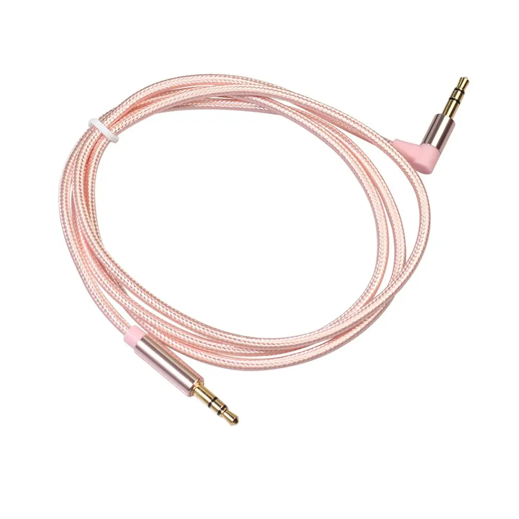 Aux Cable Jack 3.5Mm Audio 3.5 Mm Speaker For Jbl Headphones Car Xiaomi Redmi 5 Plus Cord Rose Gold |