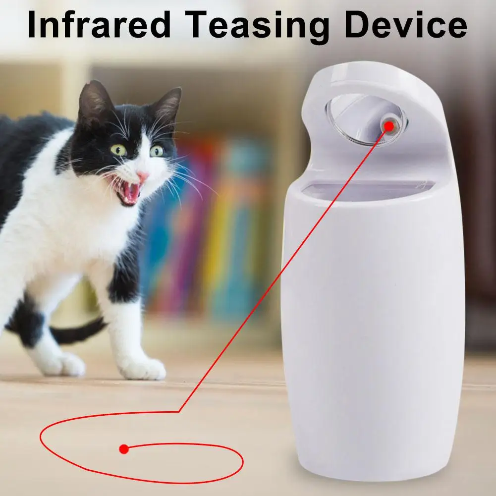 Интерактивная игрушка для кошек автоматический вращающийся светильник