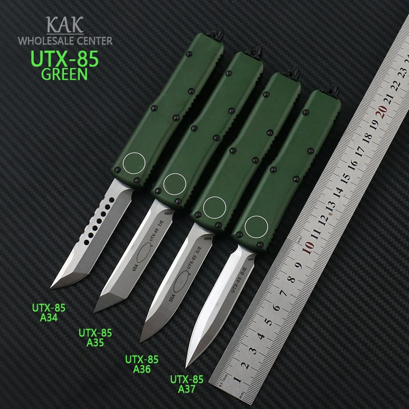 Автоматический нож MT OTF с расческой высококлассный Карманный Клинок алюминиевой