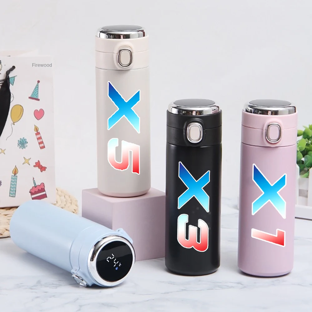

420ml Smart Thermos Temperature Display Vacuum Flasks Coffee Mug Tea Milk Mug Thermo Bottle For BMW X1 X3 X4 X5 X6 Accessories