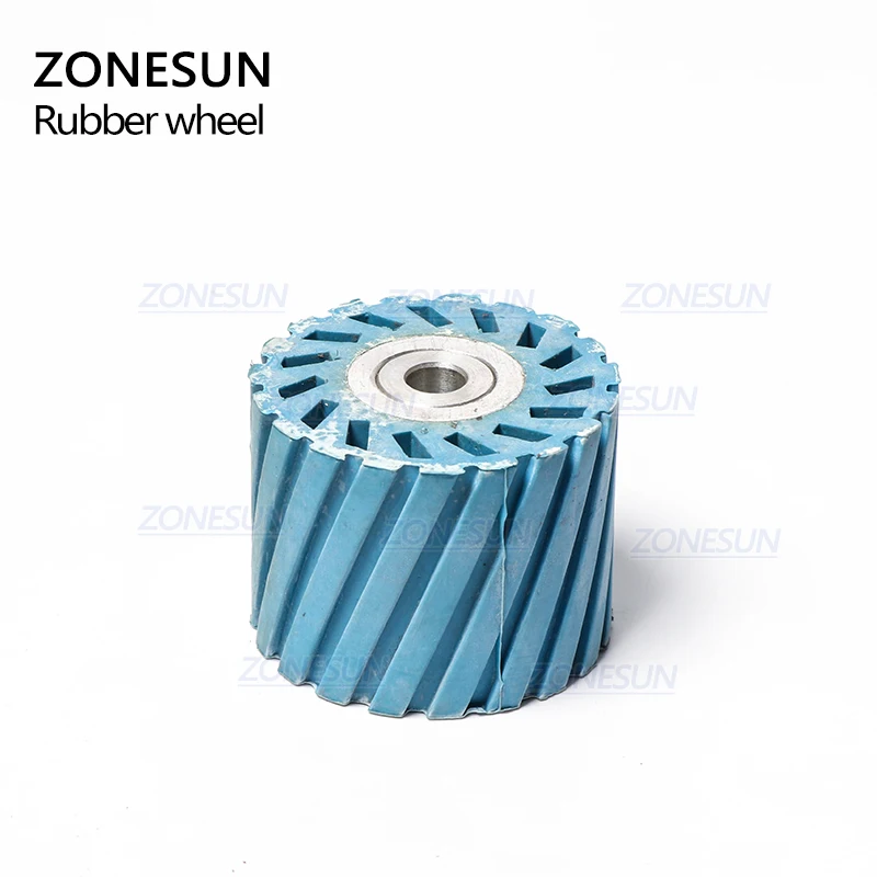 ZONESUN кожа кромкошлифовальный станок для кожи Полировка машины резиновые колеса