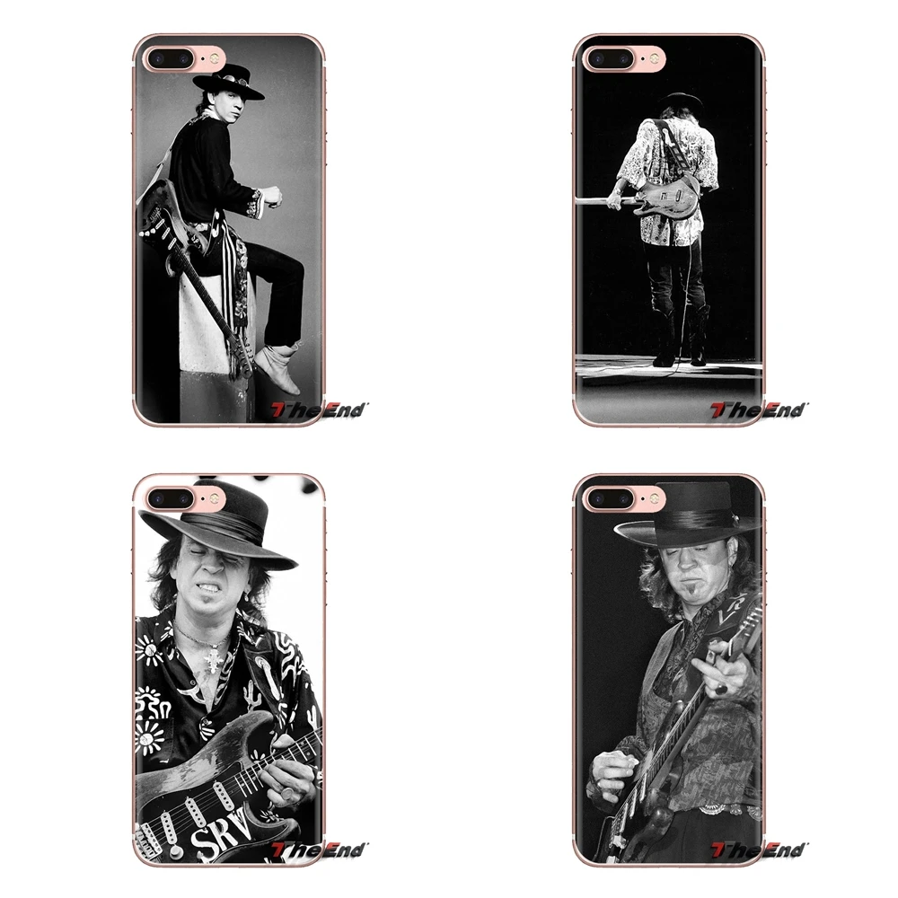 For Samsung Galaxy S2 S3 S4 S5 MINI S6 S7 edge S8 S9 Plus Note 2 3 4 5 8 Coque Fundas Guitar World Presents Stevie Ray TPU Cover |