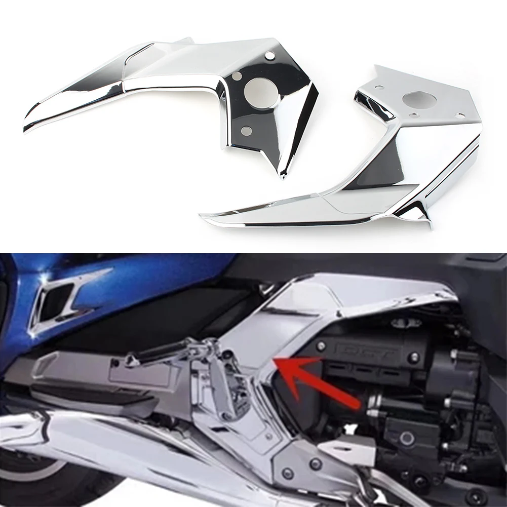 

2X Goldwing GL1800 Motorcycle Decorative Cover on Both Sides of Frame For Honda Gold Wing GL1800 2018 2019 2020 2021 Chrome ABS