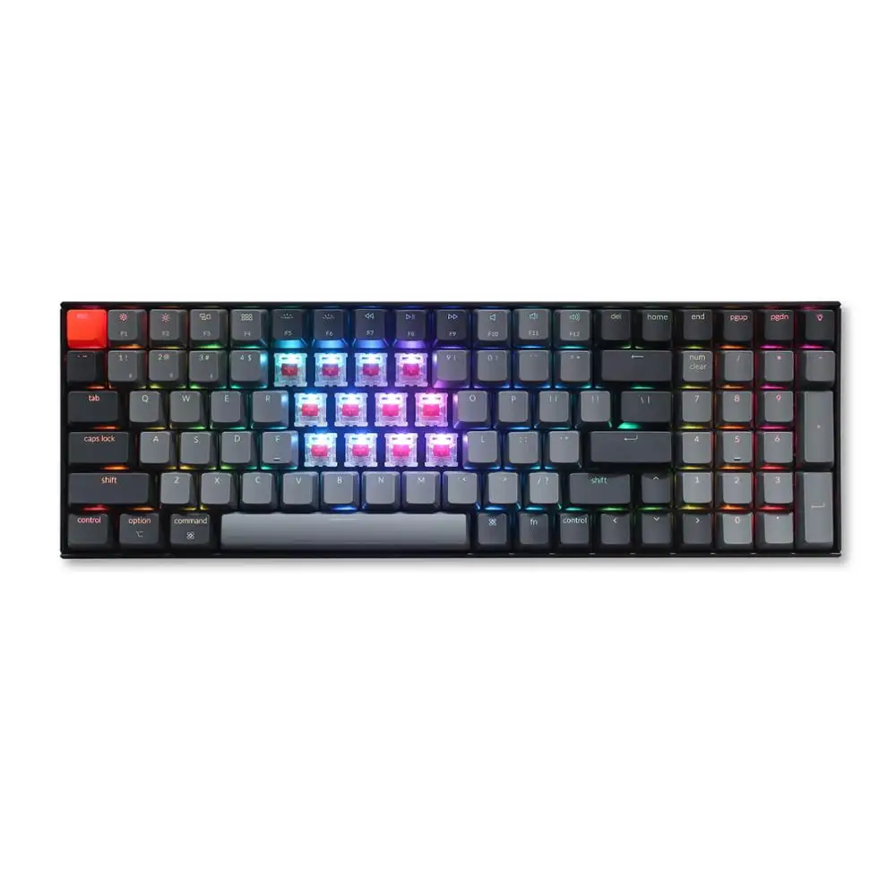 

Keychron K4 C V2 Bluetooth Wireless Mechanical Keyboard w/ RGB Backlight Gateron Switch Aluminum Frame Wired USB Gaming Keyboard