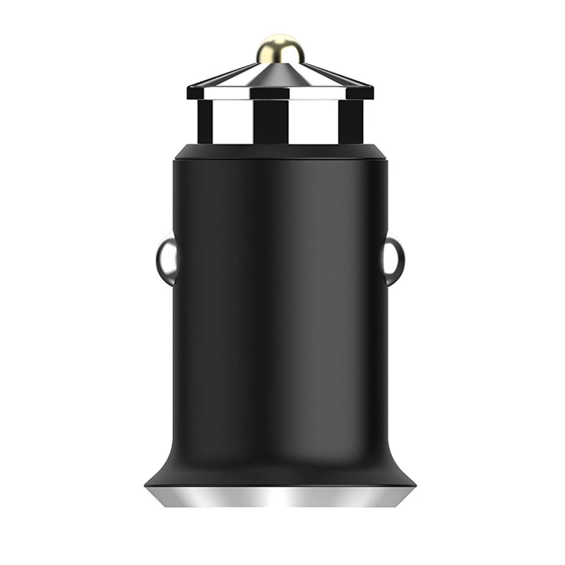 Carelves Baseus Mini Dual USB 3A автомобильное зарядное устройство для мобильного телефона PDA