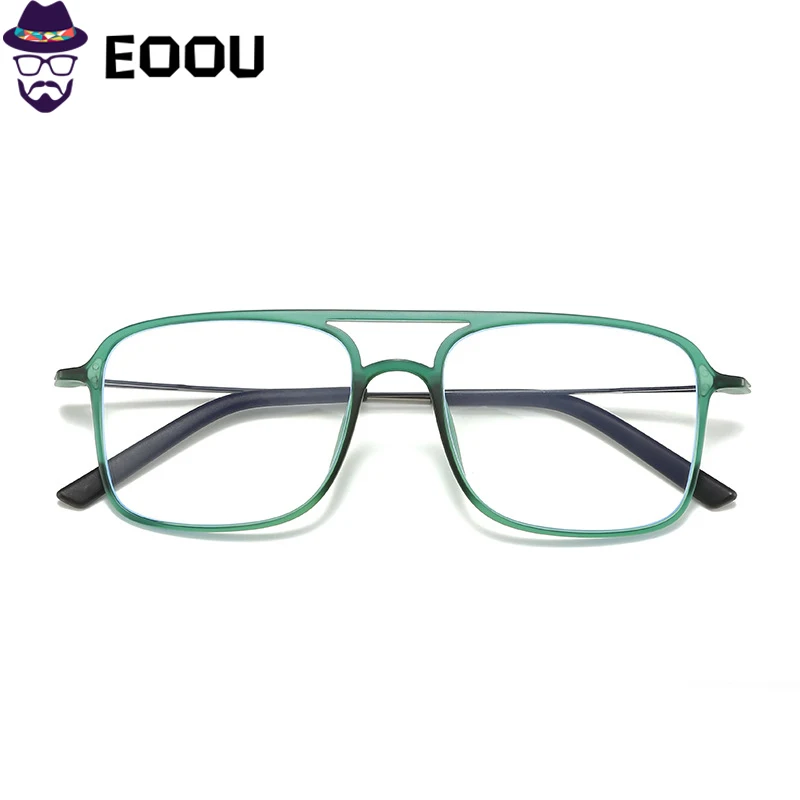 Квадратная оправа для очков мужчин и женщин пластиковые титановые дизайнерские