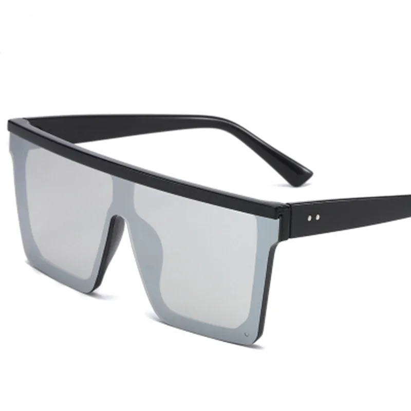 2020 крупные сонечные очки Для женщин квадратная Большая рама с плоским верхом