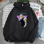 Худи мужское в стиле японского аниме, удобная толстовка в стиле панк