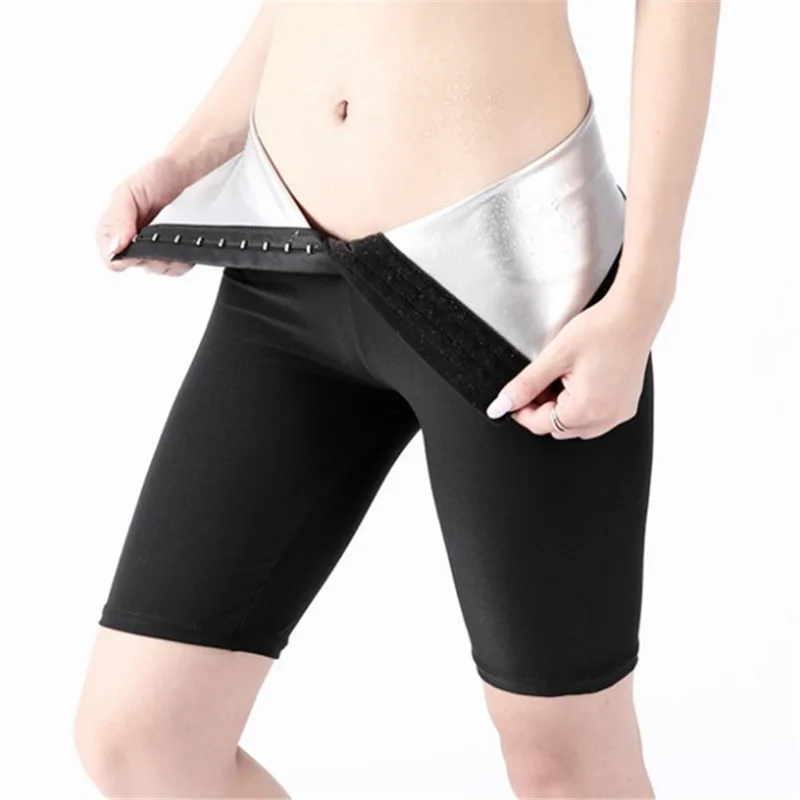 High-waist women's leggings trousers postpartum sweating pants shorts sweaty hip pants waist waistband yoga pants