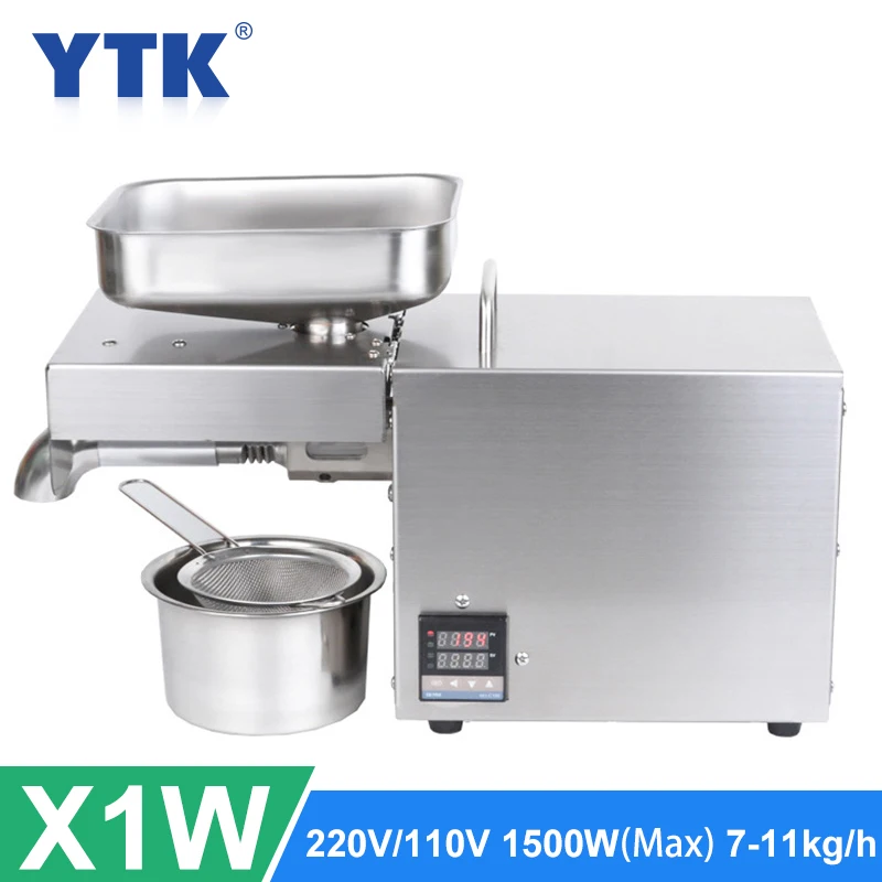 Автоматический аппарат для холодного отжима оливкового масла из нержавеющей