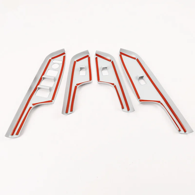 

ABS Matte FOR HONDA CRV CR-V 2012 2013 2014 2015 Car Interior Door Window Switch Panel Molding Cover Trim accessories 4pcs