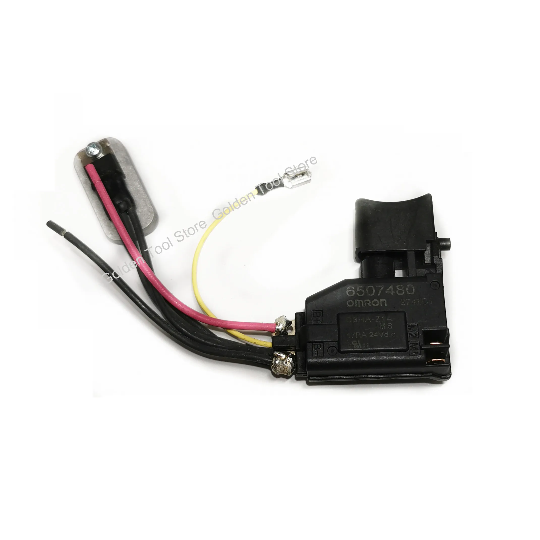 Переключатель 6507480 650748-0 для беспроводной дрели Makita DHP343 DDF343 BHP343 DHP453 DF453D DDF453 BHP453 BDF453