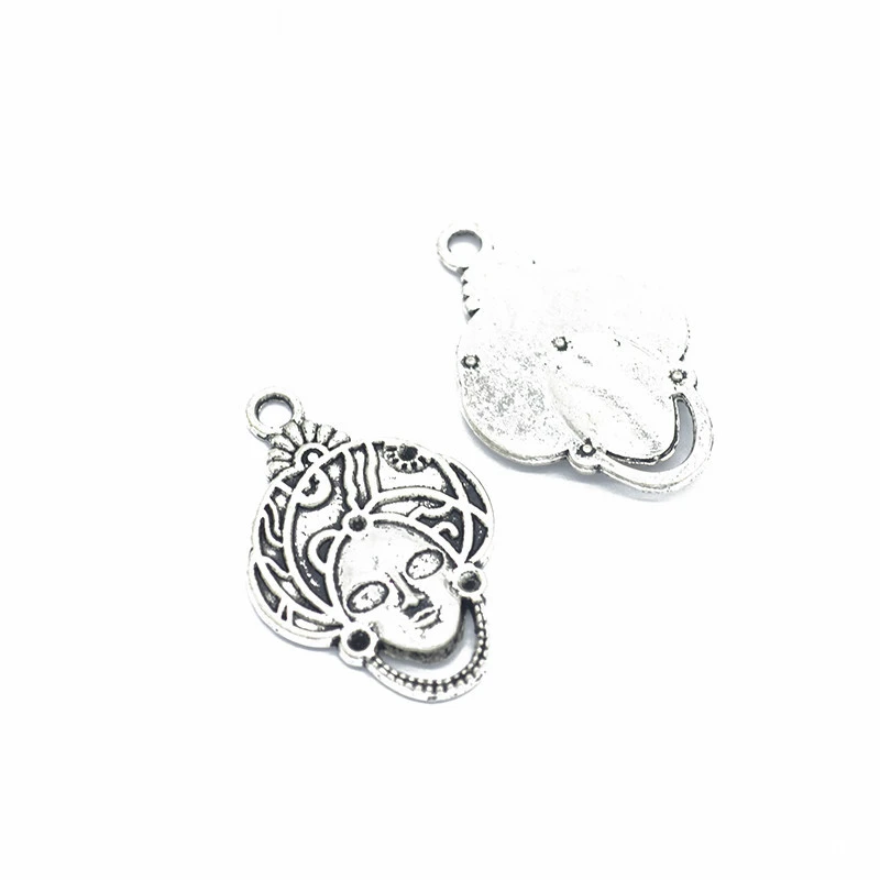 10 шт. подвески в виде маски 31x21 мм|Шармы| |