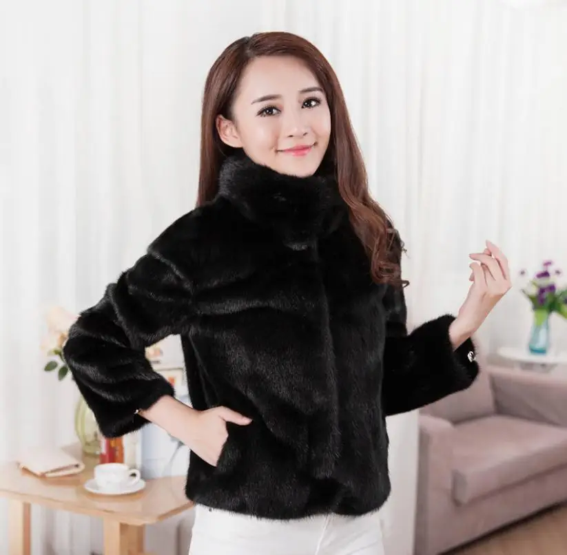 Женская короткая куртка с воротником стойкой Размеры s/9Xl|Куртки из