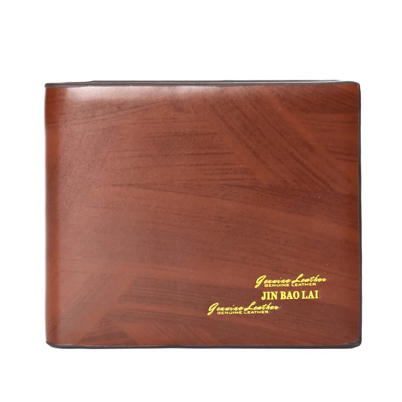 Мужские кошельки Короткие винтажные мужские держатель для карт искусственная