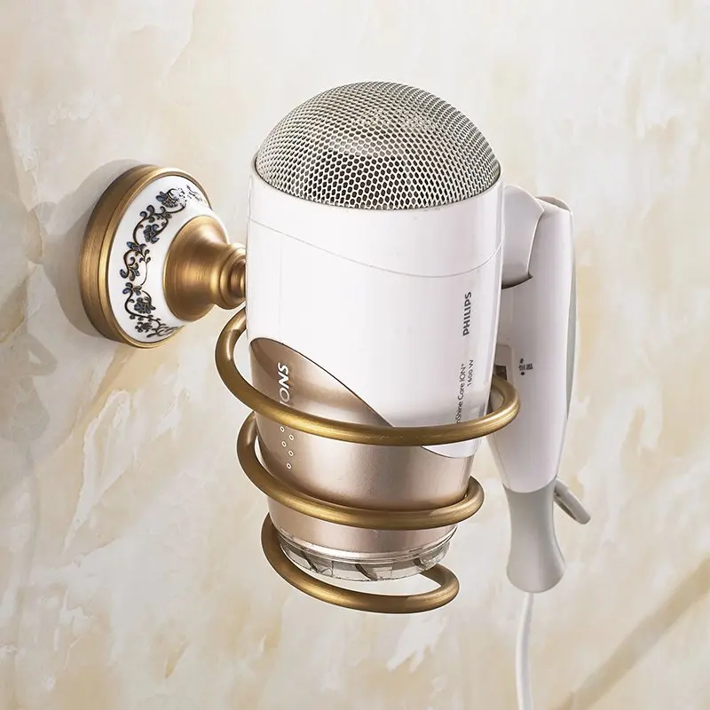 Античный латунный матовый аксессуар для ванной комнаты держатель полотенец