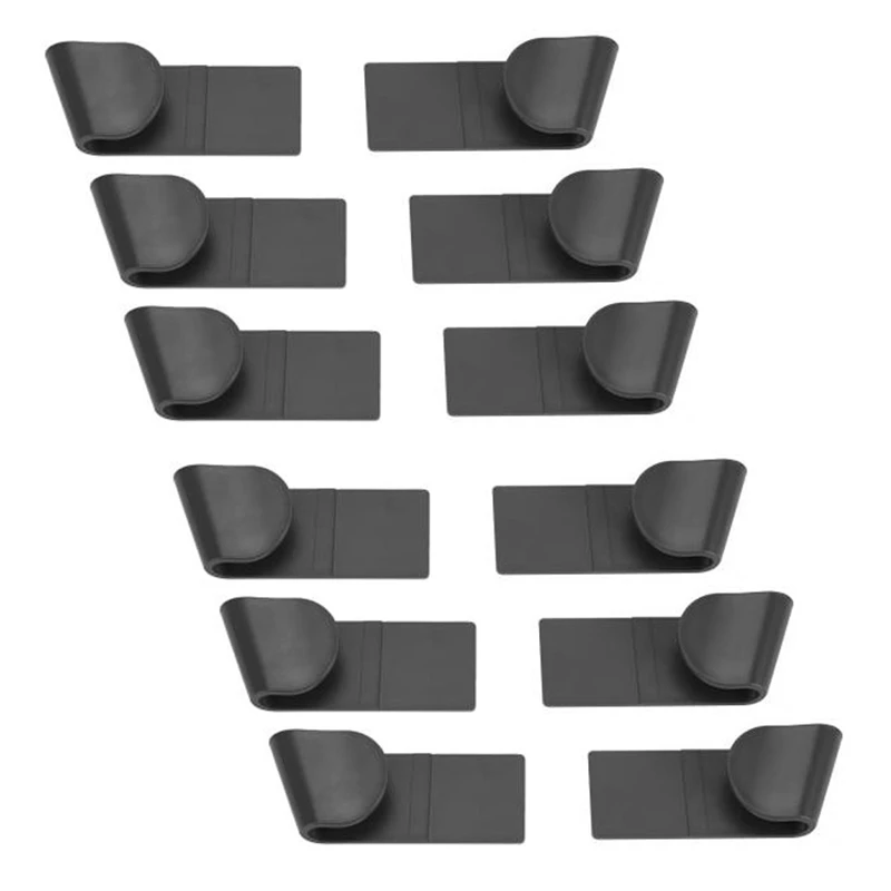 

12Pcs Plastic Pot Pan Lid Rack Clip Cooker Pot Cover Frame Stand for Storing Pot Lids Dishes Storage Organizer Holder