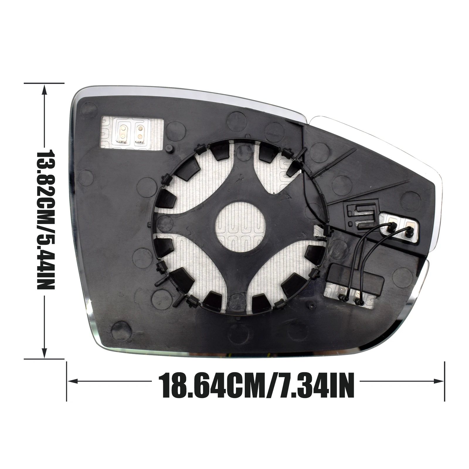 Модель US для Ford Focus 2012-2018 левое и правое боковое зеркало на крыло двери Выпуклое