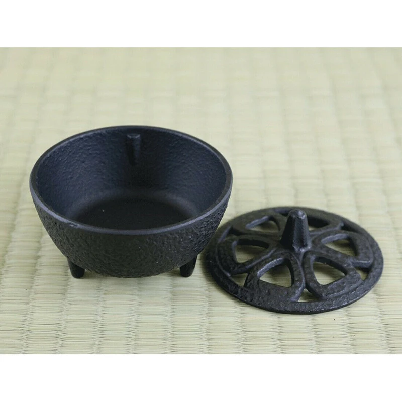 Украшение для дома черный чугунный диффузор в форме лотоса рамка диффузора