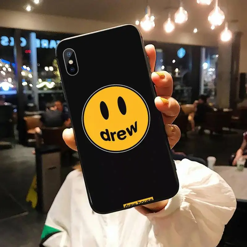 

drew house Justin Bieber Phone Case for iPhone 11 12 pro XS MAX 8 7 6 6S Plus X 5S SE 2020 XR