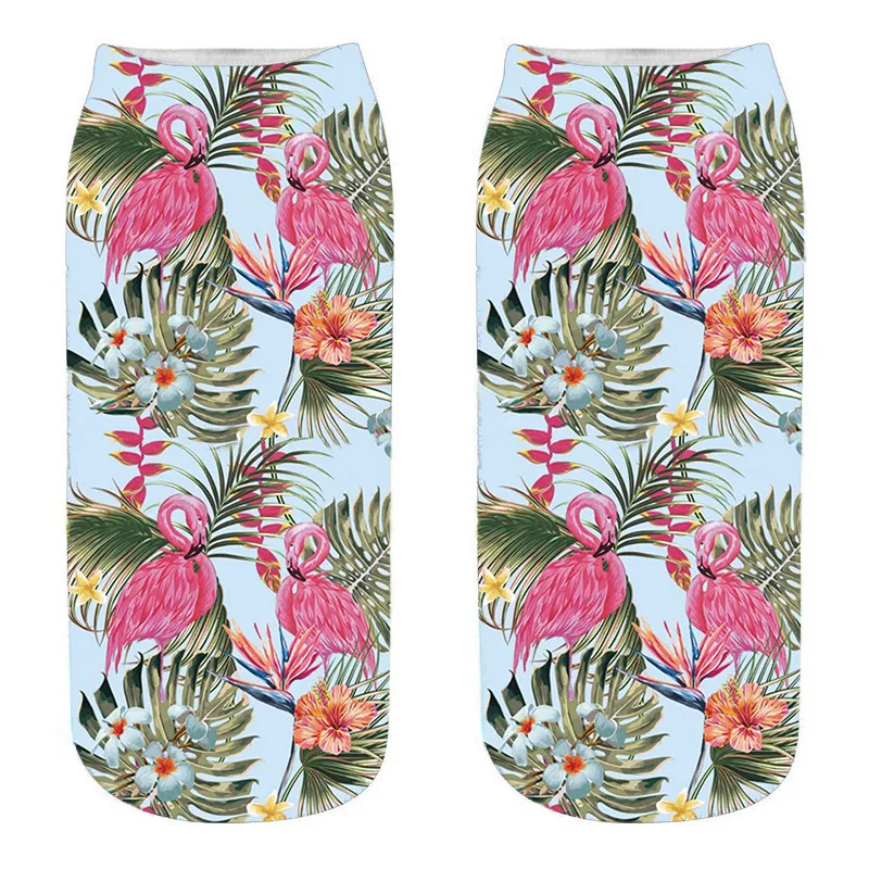 Носки мужские/женские с 3D принтом милые смешные короткие хлопковые носки унисекс