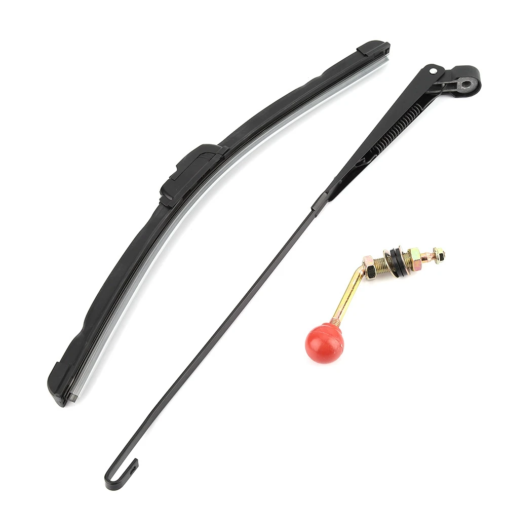 

UTV Manual Hand Operated Windshield Wiper Blade Universal Replacement Kit