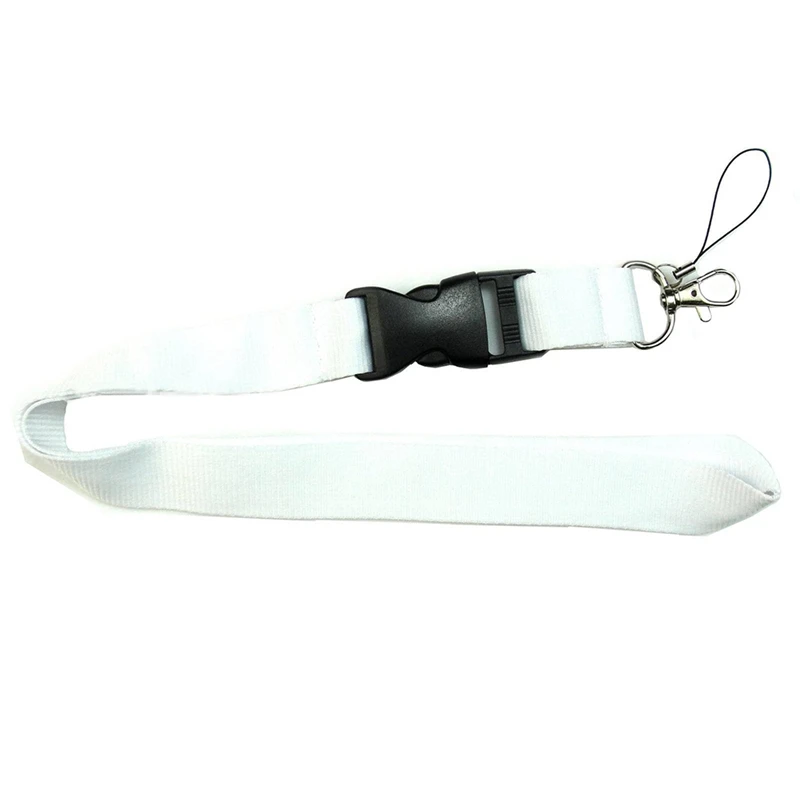 Colorful  Blank Plain For Keys Phone Neck Strap Hanging Rope Badge Holders Keychains Lanyard Rope